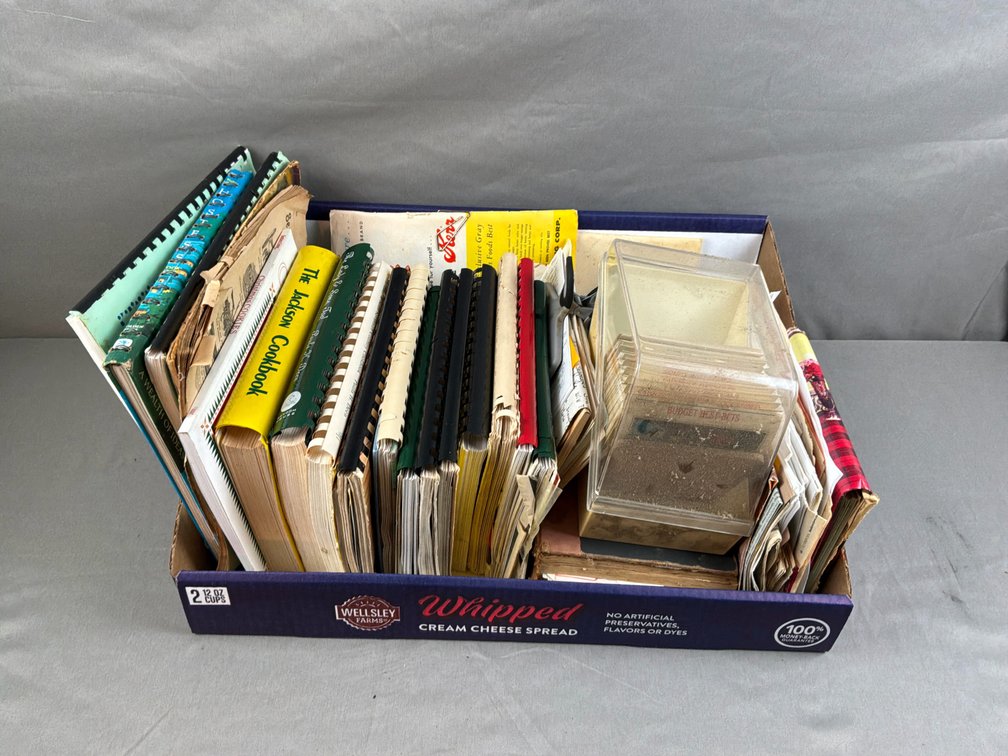 Community Cookbooks, Recipe Booklets, and Recipe Card Box