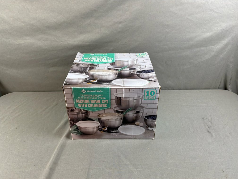 Member's Mark 10-Piece Stainless Steel Mixing Bowl Set