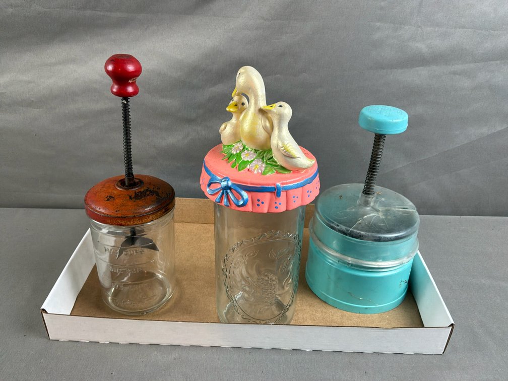 Food Choppers and Refrigerator Jar with Duck Lid
