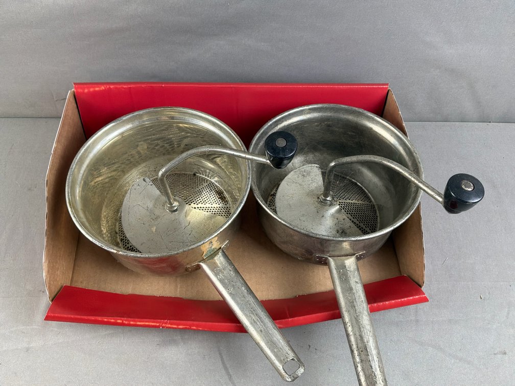 Foley Metal Hand-Crank Rotary Food Mills