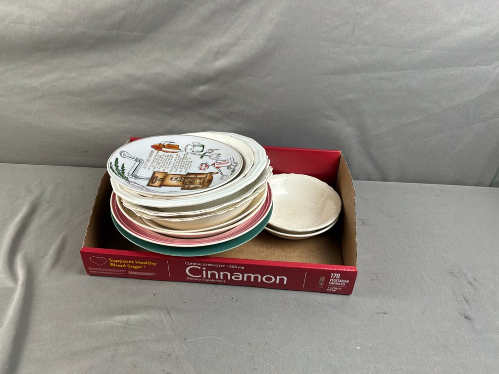 Ceramic Decorative Plate, Bowls, and More
