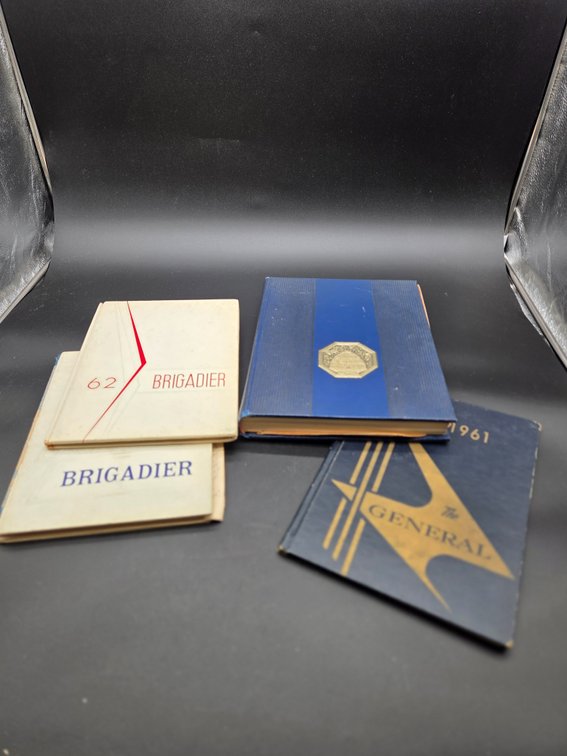 Four School and College Hardcover Yearbooks