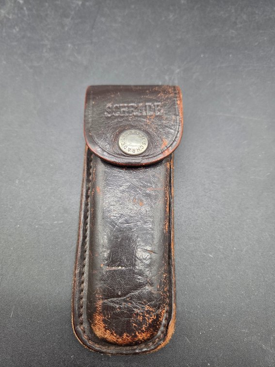 Schrade Uncle Henry Folding Lockback Knife with Sheath