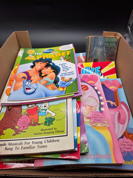 Children's Activity Books, Coloring Books, and Handbook for Boys