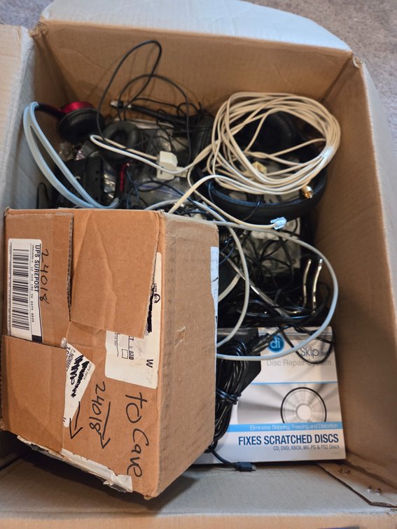 Disc Repair System, Headphones, Video Accessories, and Cables