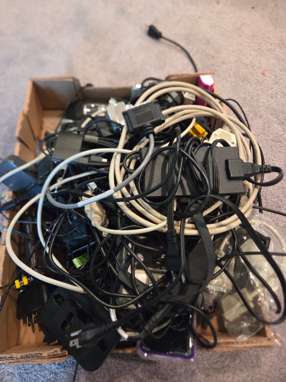 Computer Cables, AC Adapters, Cell Phones, and More