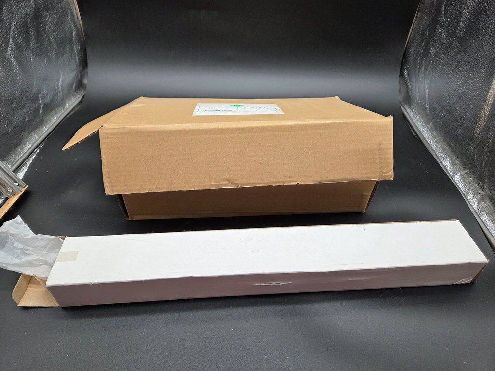 Black Metal Headboard Mounting Bracket Set