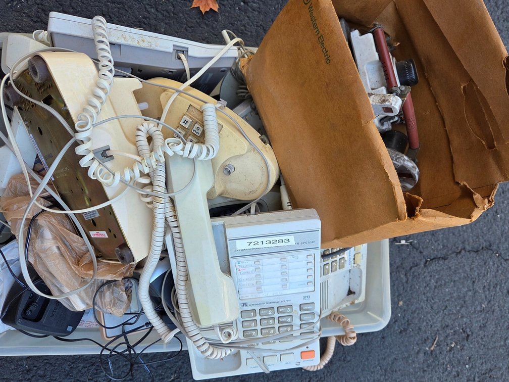 Corded Telephones, Ceramic Rheostats, and Components