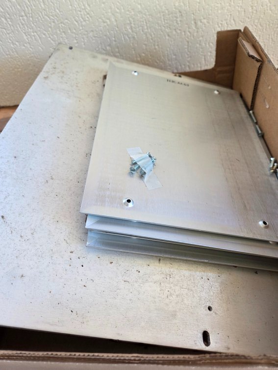 Brushed Aluminum Equipment Cover Plates and Panels