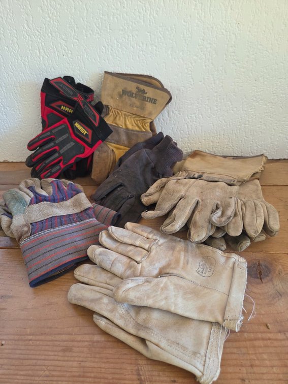 Leather Work Gloves, Mechanic Gloves, and Driver Gloves