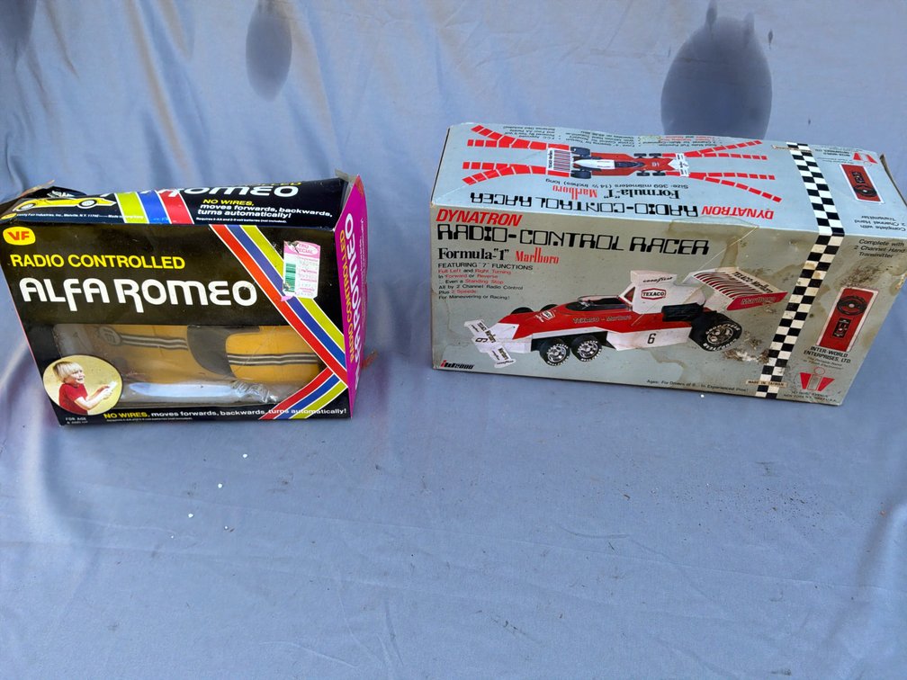 Radio-Controlled Alfa Romeo and Formula-1 Toy Cars