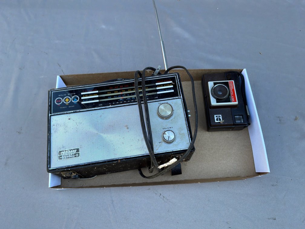 Portable Three-Band Radio and Film Camera