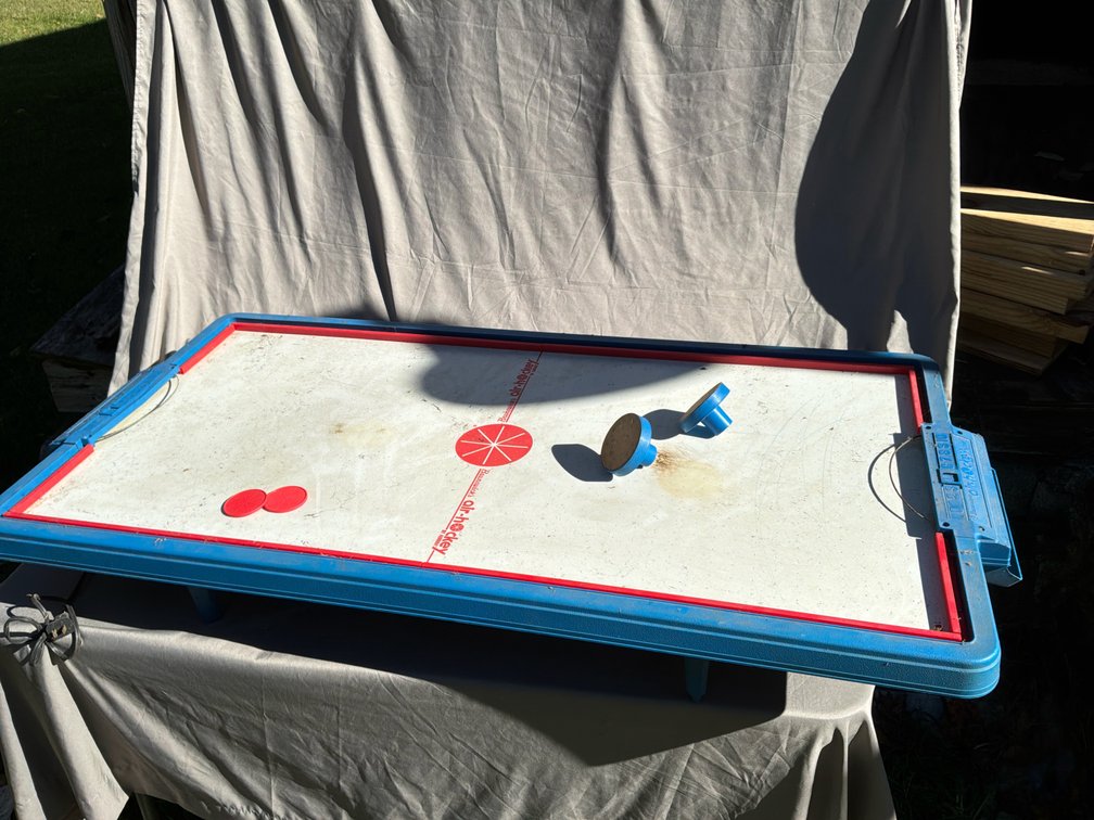 Brunswick Tabletop Air-Hockey Game by Aurora