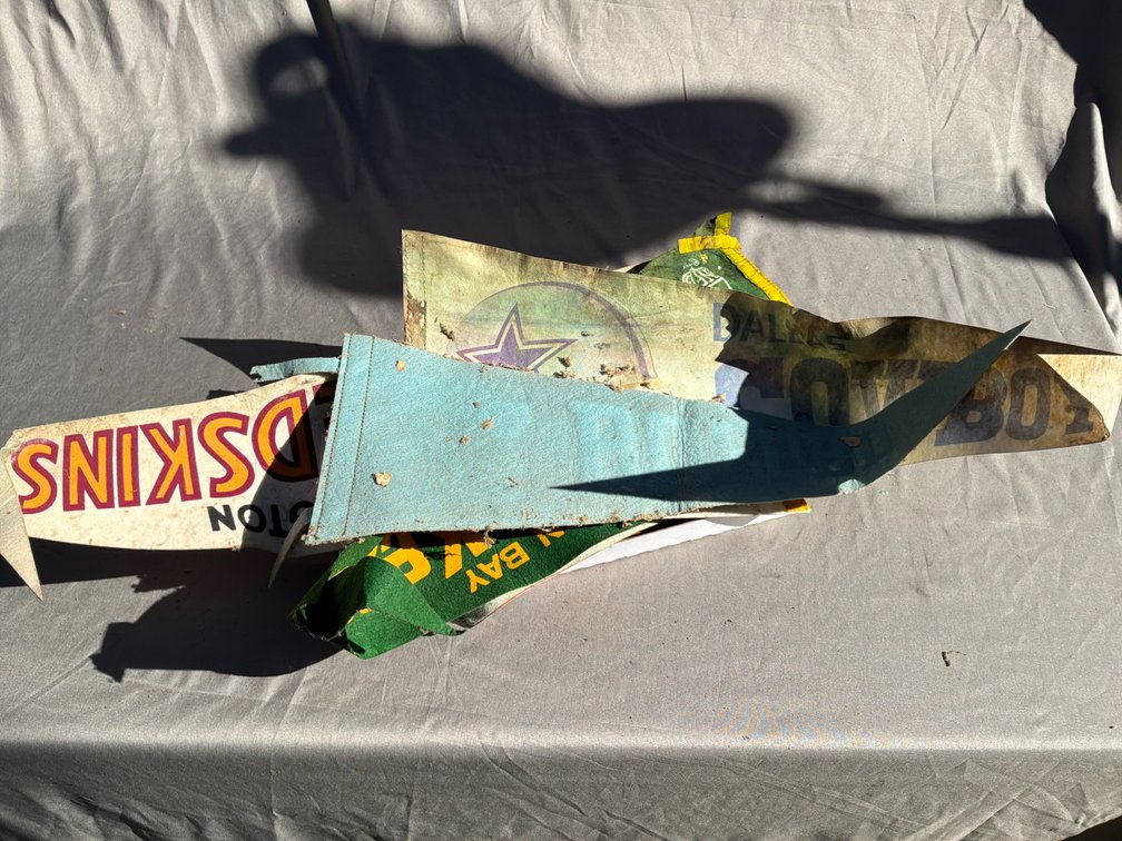 Green Bay Packers, Dallas Cowboys, and Sports Felt Pennants