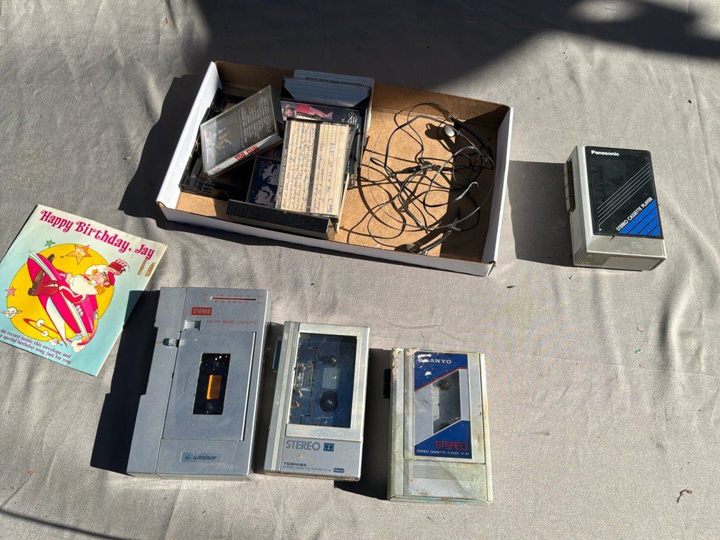 Portable Cassette Players, Audio Cassettes, and Accessories