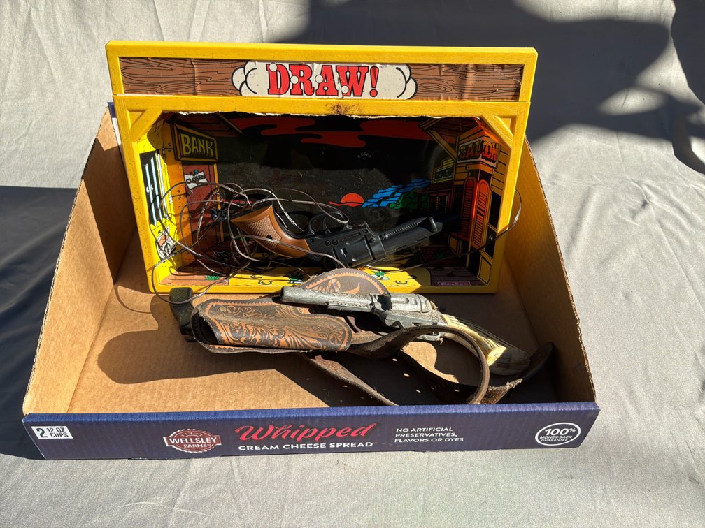 Western Electronic Target Game, Toy Guns, and Holster