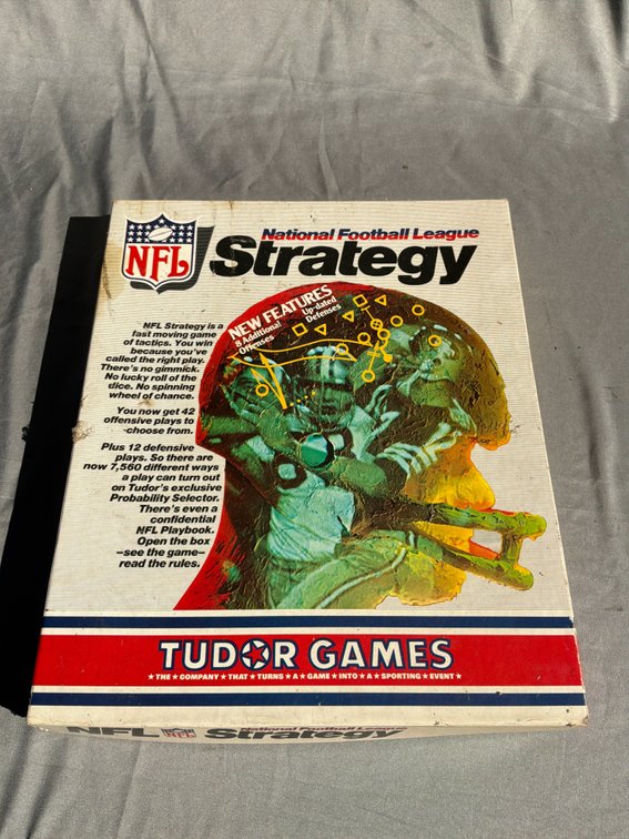 Tudor Games Model 100 NFL Strategy Board Game