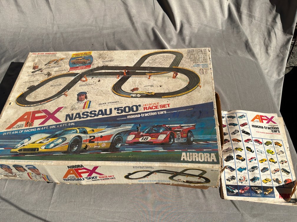 Aurora AFX Nassau '500' No. 2114 HO Scale Race Set