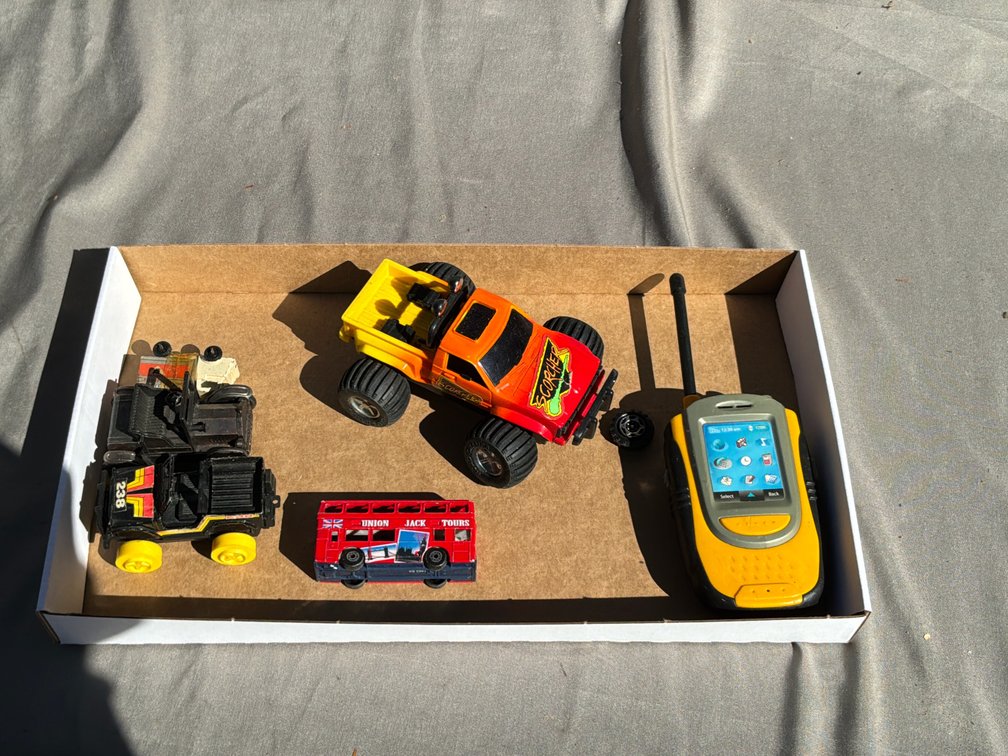 Toy Vehicles and Handheld Toy Communicator