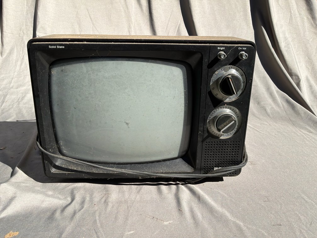 RCA Solid State Portable CRT Television
