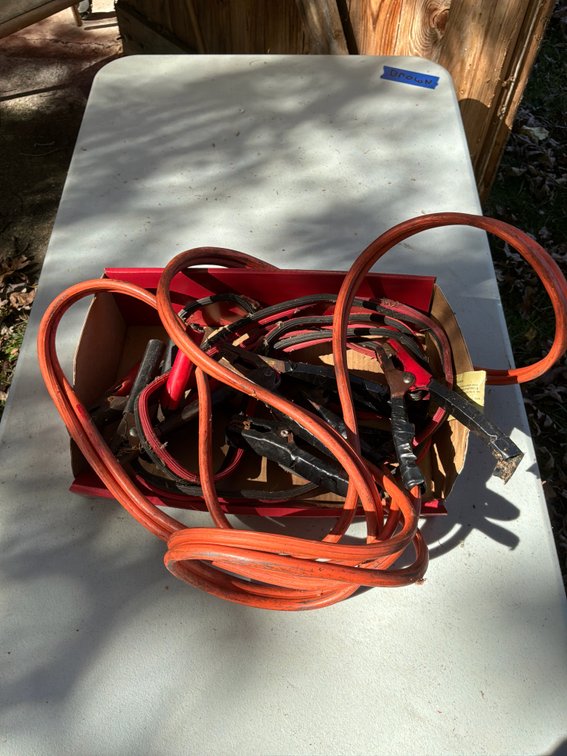 Two Sets of Automotive Booster Jumper Cables
