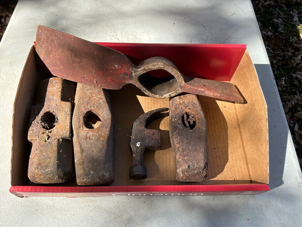 Forged Steel Mattock, Sledgehammer, and Hammer Heads