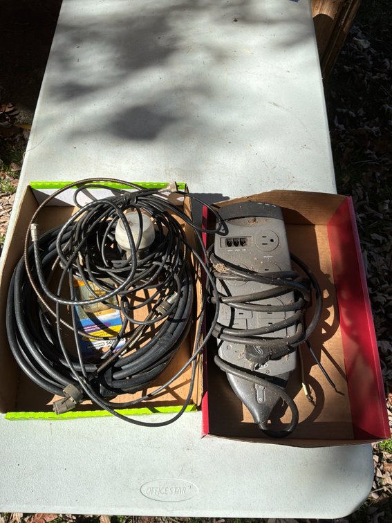 Surge Protector, Coaxial Cables, and Connectors