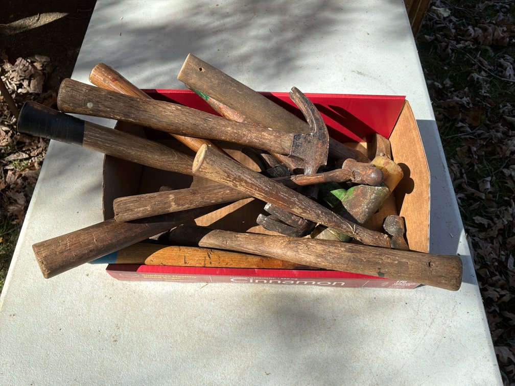 Claw Hammers, Ball-Peen Hammers, Mallet, and Wooden Handles