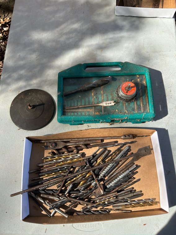 Twist Drill Bits, Spade Bits, Auger Bits, and Accessories