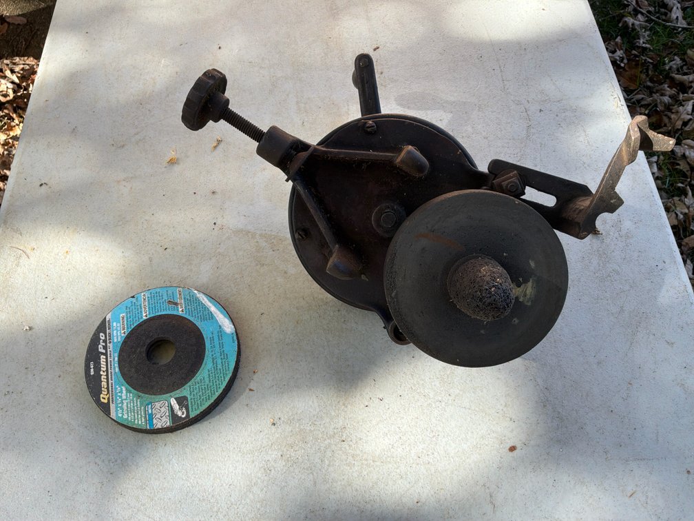 Manual Bench Grinder and Quantum Pro Grinding Wheel