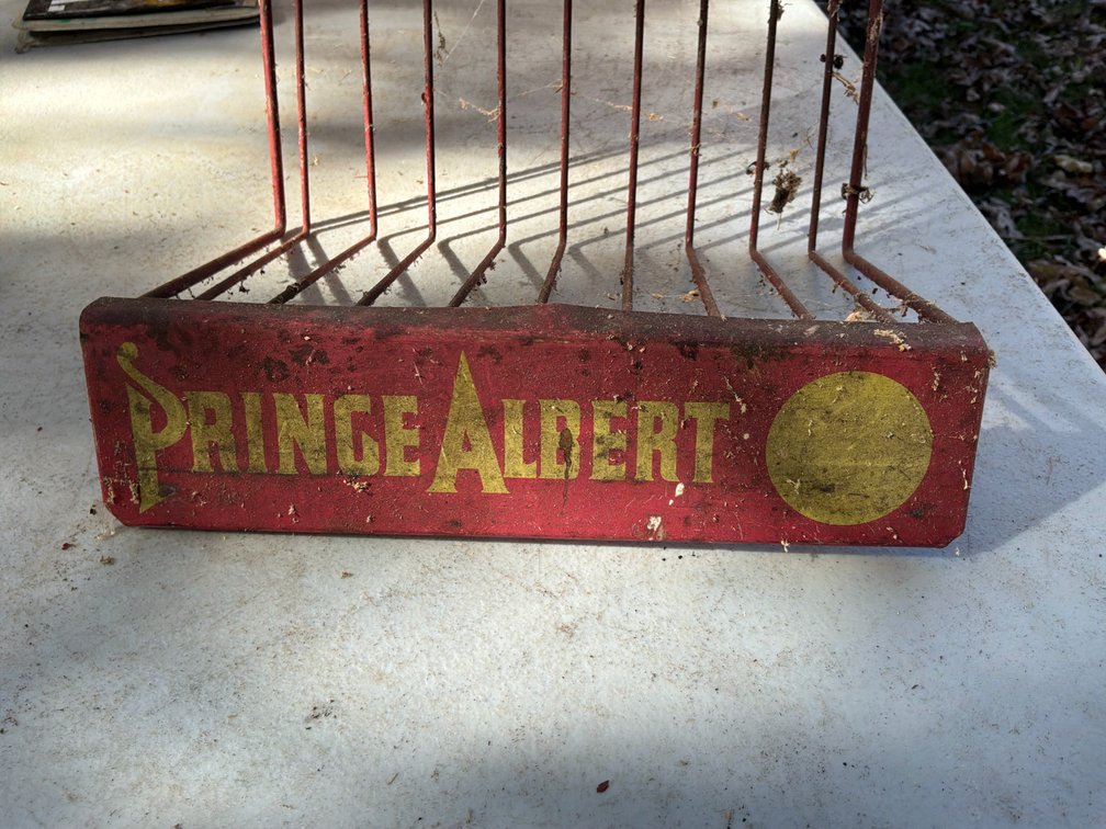 Prince Albert Painted Metal Wire Display Rack