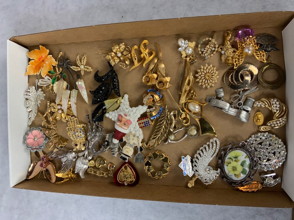 Costume Jewelry Brooches