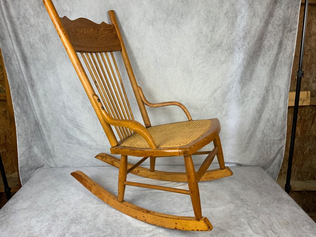 Child’s Size Wooden Rocking Chair