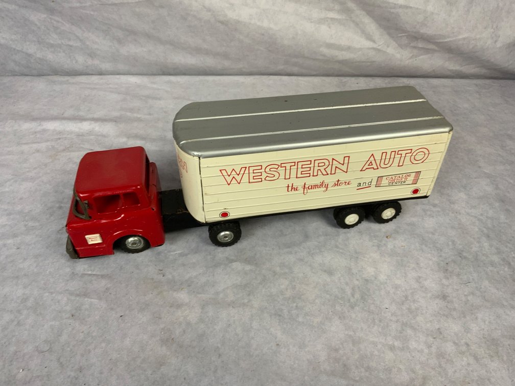Western Auto Toy Truck with Trailer