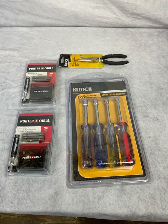Klutch and Porter-Cable Tool Set