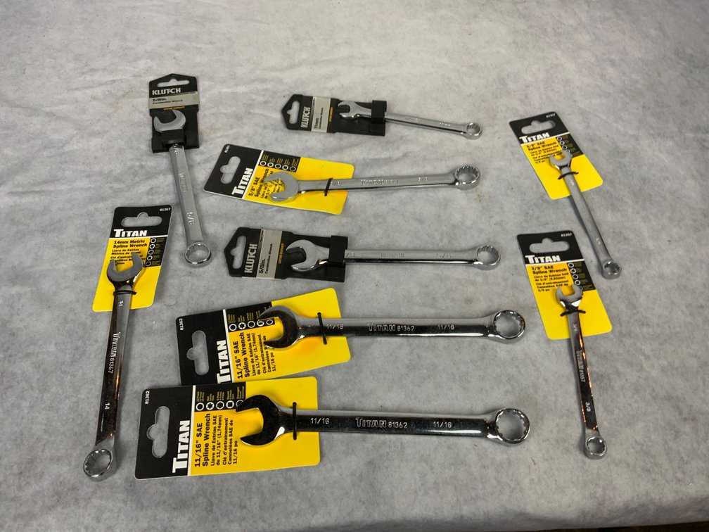 Metric and SAE Wrenches by Titan & Klutch
