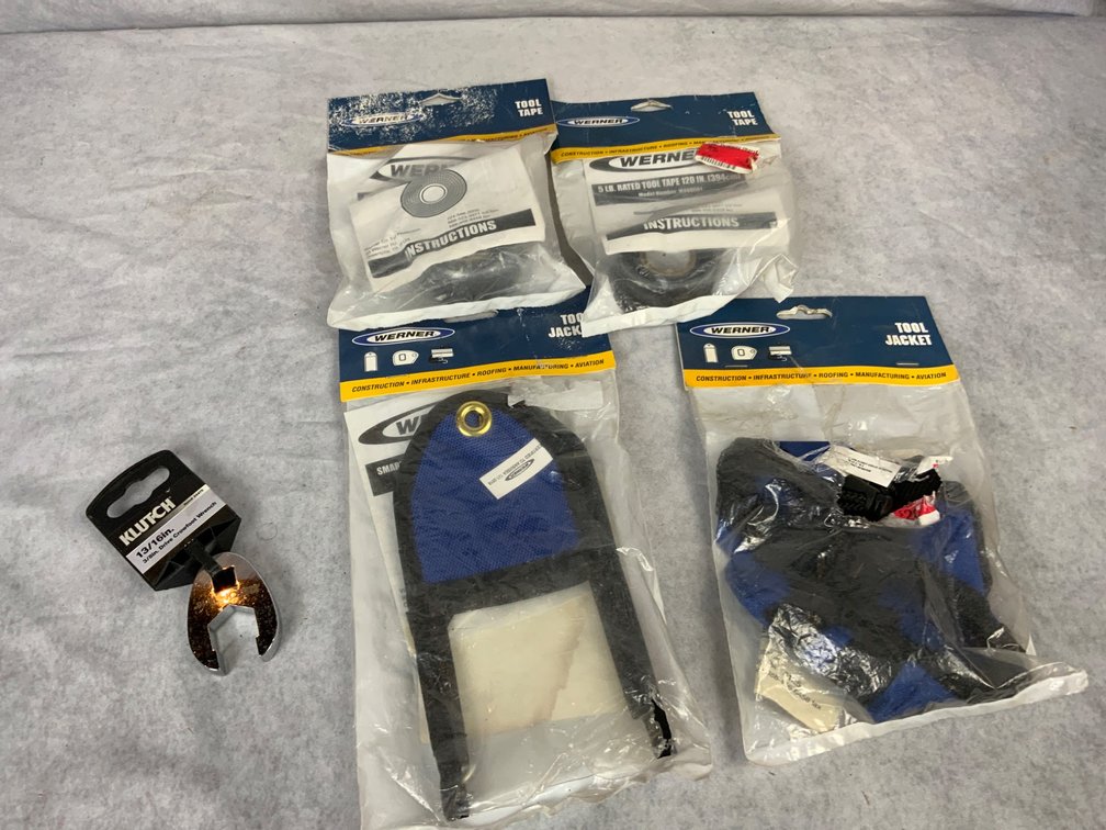 Werner Tool Accessories and Klutch Crowfoot Wrench