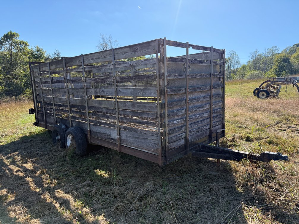 16’ Homemade Livestock Trailer (NO TITLE)