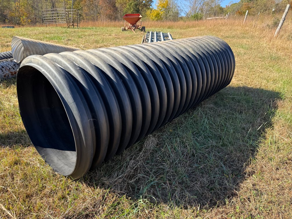 3’ diameter culvert pipe 9’ 7” long