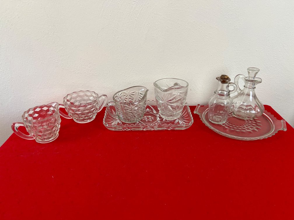 Pressed and Cut Glass Tableware