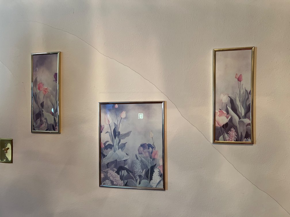 3 Framed Floral Art Prints