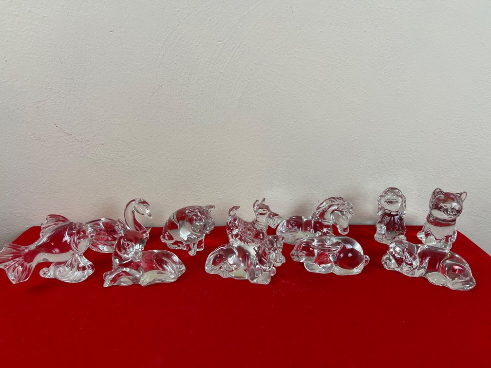 11 Princess House Lead Crystal Animal Figures