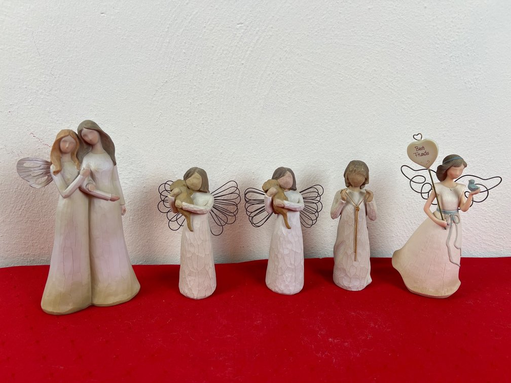 Angel Figurines by Willow Tree and HeartWarmers