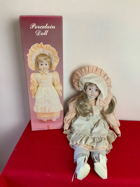 Porcelain Doll in Original Box