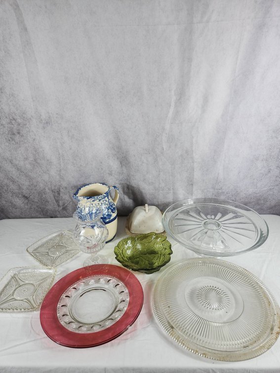 Glassware, Pottery, and Serveware