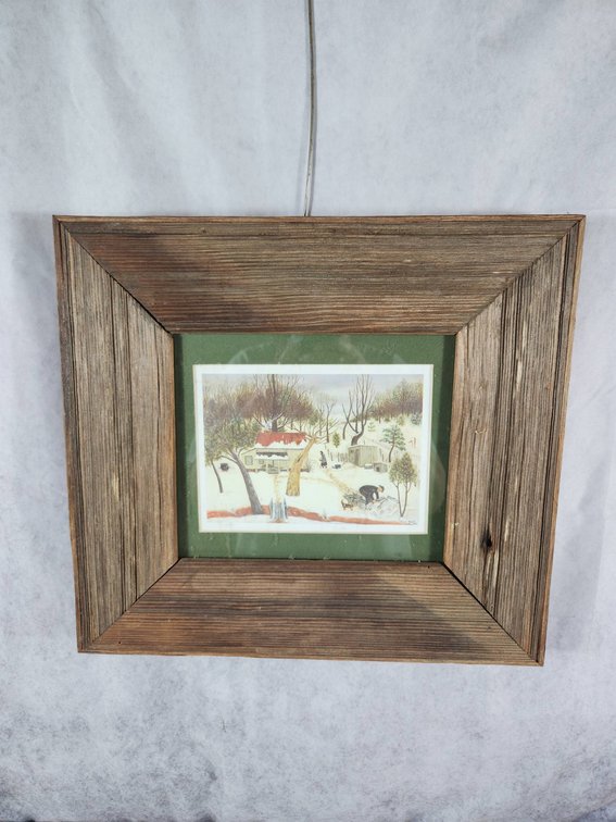 Framed Print ‘Cabin On Triple Oaks Farm’