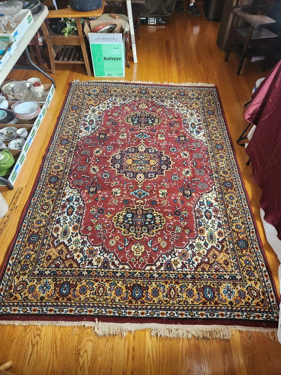 Rug with Medallion Design
