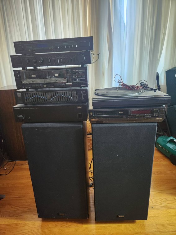 Kenwood 8-Piece Component Stereo System