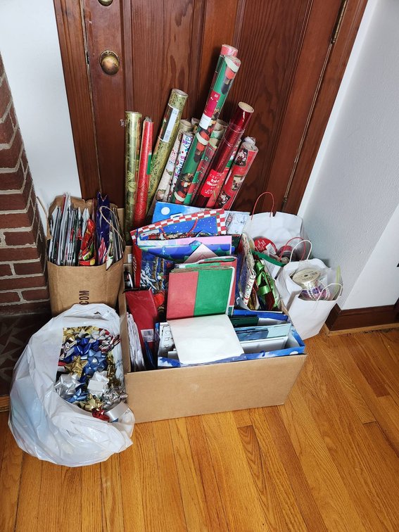 Wrapping Paper, Boxes, Ribbons, and Bows