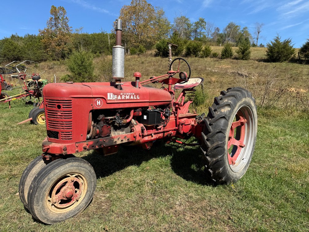 Farmall H with Sicklebar mower